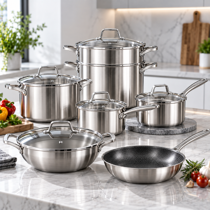 Stainless Steel Cookware Set